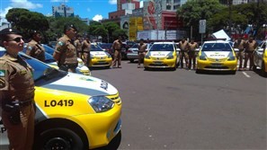 Polícia Militar apresenta novas viaturas para policiamento em Maringá